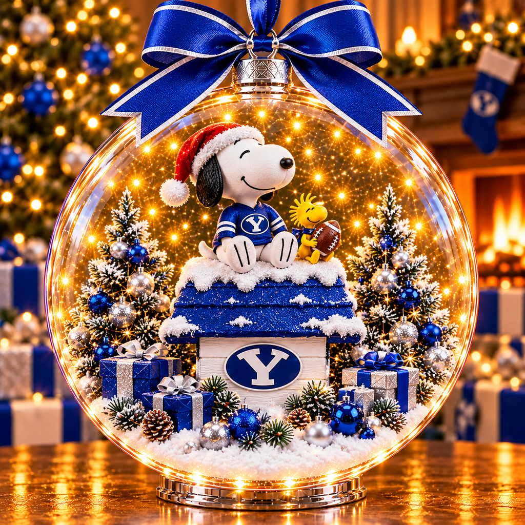 BYU Christmas Ball Ornament PNPA